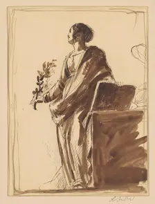 Study for "War and Peace", c. 1836. Creator: Robert Walter Weir