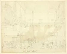 Study for Whitehall Chapel, from Microcosm of London, c. 1809. Creator: Augustus Charles Pugin