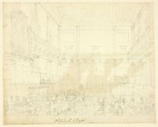 Study for Whitehall Chapel, from Microcosm of London, c. 1809. Creator: Augustus Charles Pugin