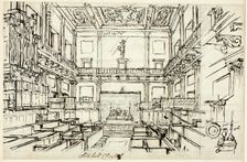 Study for Whitehall Chapel, from Microcosm of London, c. 1809. Creator: Augustus Charles Pugin