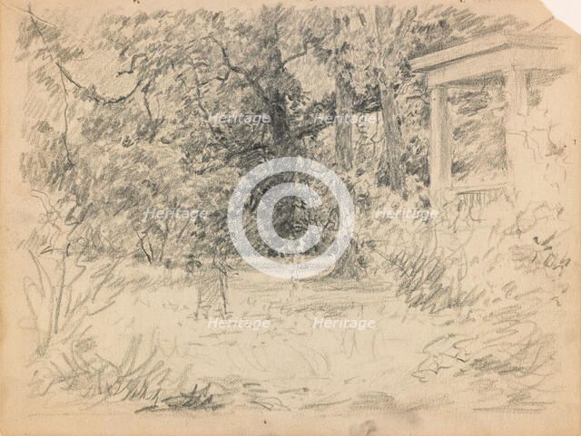 Study for Winifred at the Hermitage, about 1900. Creator: John Ottis Adams.