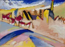 Study for Winter No. II, 1910-1911. Creator: Kandinsky, Wassily Vasilyevich (1866-1944)