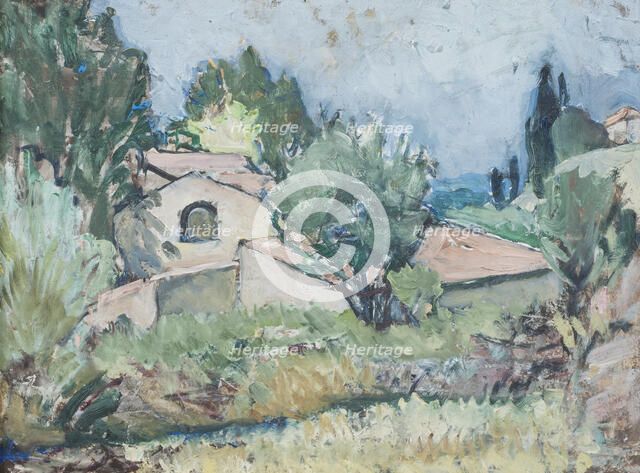 Study from the South of France, 1927. Creator: Anna Katarina Boberg.