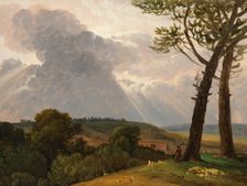 Study from the Roman campagna, c.1800. Creator: Simon Alexandre Clement Denis