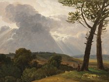 Study from the Roman campagna, c.1800. Creator: Simon Alexandre Clement Denis