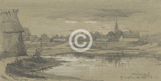 Study from the village of Ujverbasz, 1882. Creator: Eugen Wallachy.