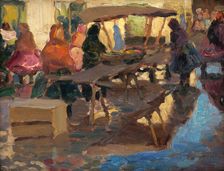 Study from a Marketplace, around 1925. Creator: Teodor Jozef Mousson