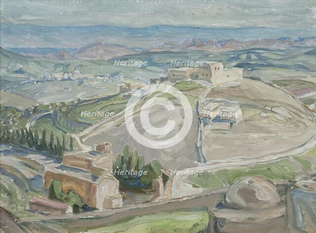 Study from Gethsemane, 1921. Creator: Anna Katarina Boberg.