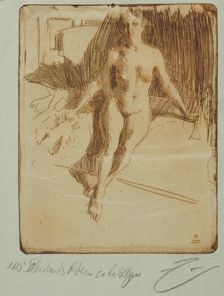 Study from Model, 1898. Creator: Anders Leonard Zorn