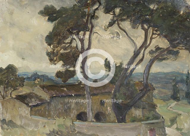 Study from Spoleto, Italy, 1922. Creator: Anna Katarina Boberg.