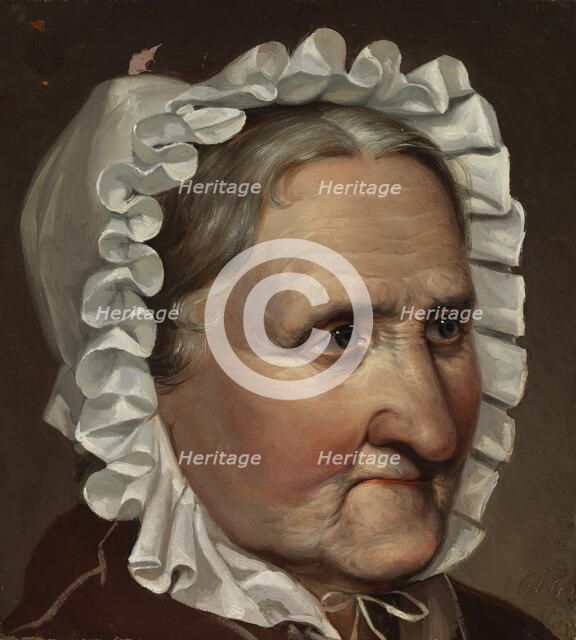 Study Head, 1854-1855. Creator: Karl Anders Ekman.