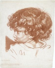 Study, Head of a Boy, ca. 1777. Creator: Therèse Éléonore Lingée