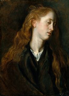 Study Head of a Young Woman, ca. 1618-20. Creator: Anthony van Dyck