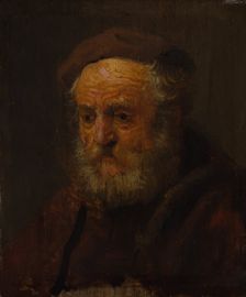 Study Head of an Old Man. Creator: Style of Rembrandt (Dutch, mid- to late 1630s)