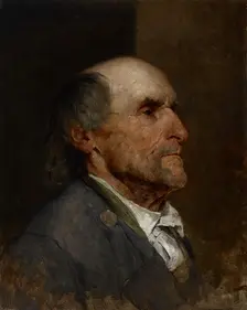 Study Head (Old Man), 1883-1884. Creator: Samuel G Richards