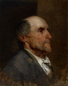 Study Head (Old Man), 1883-1884. Creator: Samuel G Richards