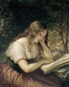 Study in a Wood, 1861. Creator: Daniel Huntington
