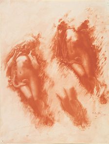 [Study in Orange], 1903. Creator: Rene Le Begue