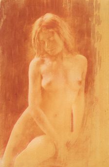 [Study in Orange], 1904. Creator: Rene Le Begue