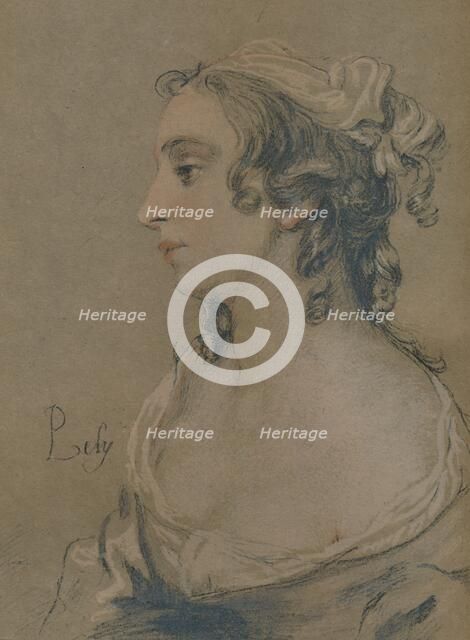 'Study in Pastel', 17th century. Artist: Peter Lely.