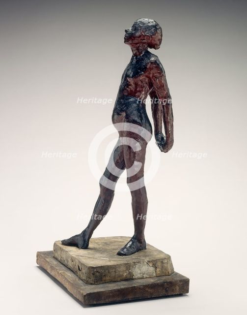 Study in the Nude of Little Dancer Aged Fourteen (Nude Little Dancer), c. 1878-1881. Creator: Edgar Degas.