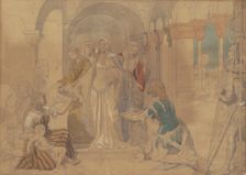 Study of Courtesans, c. 1840-1850. Creator: Emanuel Gottlieb Leutze