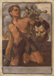 Study of Composition with Biblical Scene, 1910-1930. Creator: Milan Thomka Mitrovsky