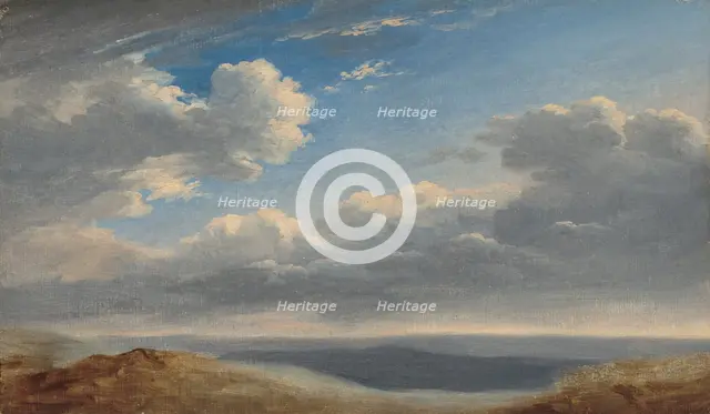 Study of Clouds over the Roman Campagna, c. 1782/1785. Creator: Pierre Henri de Valenciennes.