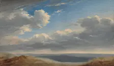 Study of Clouds over the Roman Campagna, c. 1782/1785. Creator: Pierre Henri de Valenciennes
