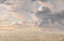 Study of Clouds over the Sound, 1826. Creator: CW Eckersberg