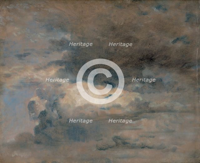 Study of Clouds - Evening, August 31st, 1822.  Creator: John Constable.