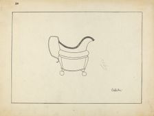 Study of Cream Pitcher, 1935/1942. Creator: Charlotte Winter
