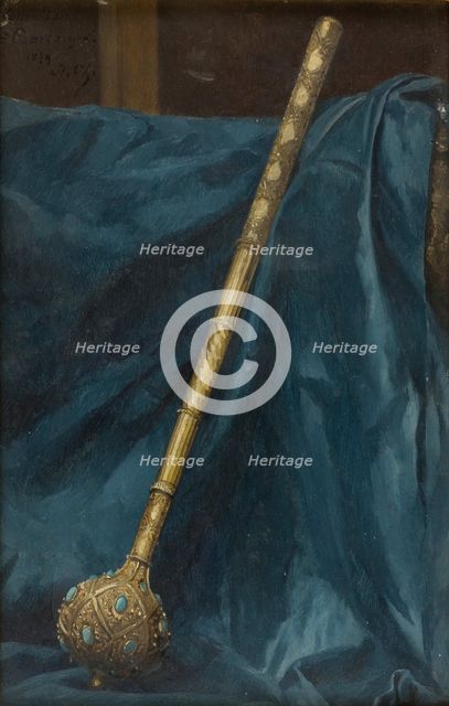 Study of a Turkish Mace from the 17th C., 1879. Creator: Stanislaus von Chlebowski.