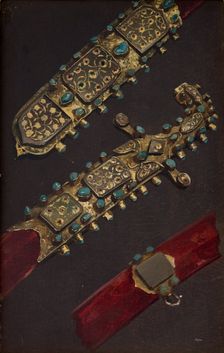 Study of a Turkish Sabre from the 17th C., c1879. Creator: Stanislaus von Chlebowski