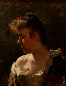 Study of a Woman, 1888. Creator: Stanislaw Fabijanski