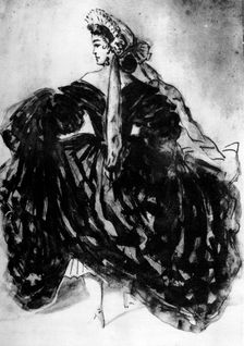 Study of a Woman 19th century, (1930).Artist: Constantin Guys