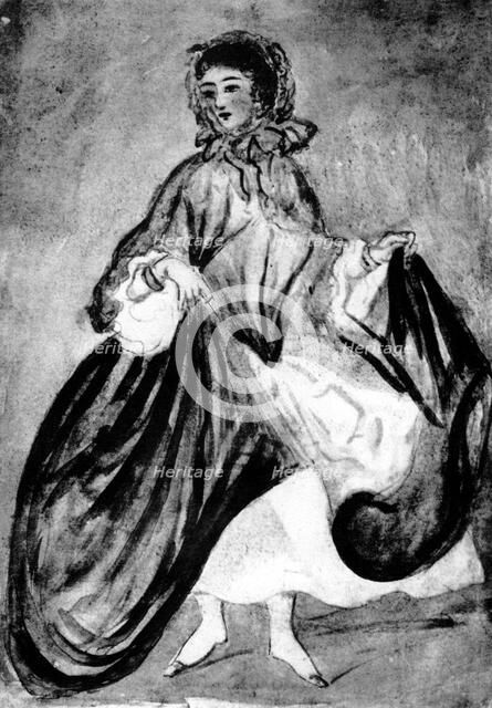 'Study of a Woman', 19th century, (1930).Artist: Constantin Guys