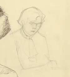 Study of a woman, c1951. Creator: Shirley Markham