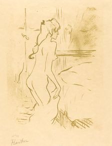 Study of a Woman (Etude de femme), 1893. Creator: Henri de Toulouse-Lautrec