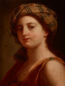 Study of a Woman in a Turban, 18th century. Creator: Unknown