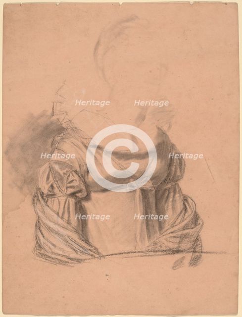 Study of a Woman's Dress, probably c. 1820. Creator: John Vanderlyn.