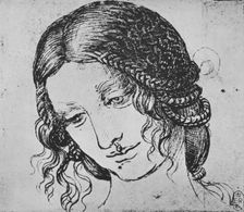 Study of a Woman's Braided Hair c1480 (1945). Artist: Leonardo da Vinci