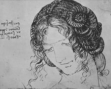 Study of a Woman's Braided Hair c1480 (1945). Artist: Leonardo da Vinci