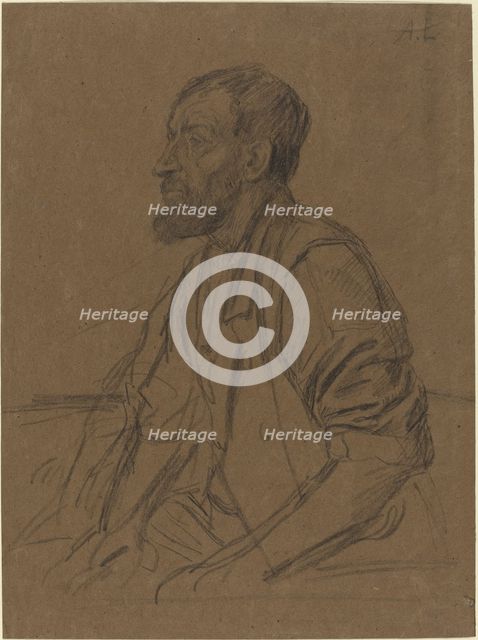 Study of a Workman. Creator: Alphonse Legros.