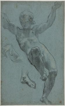 Study of a Youth for the Loggia of Cupid and Psyche, 1611/13. Creator: Ludovico Cardi