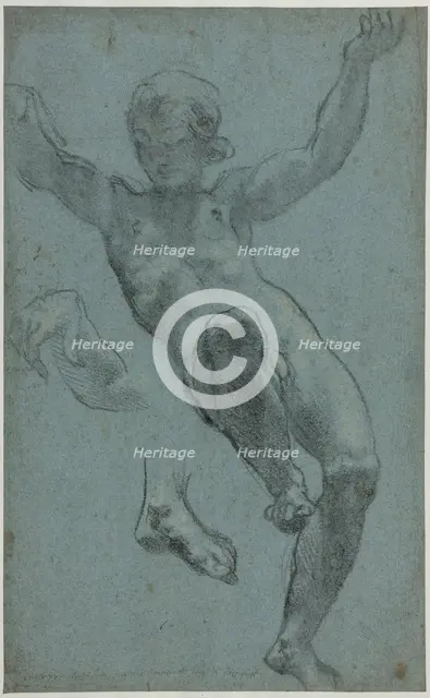 Study of a Youth for the Loggia of Cupid and Psyche, 1611/13. Creator: Ludovico Cardi.