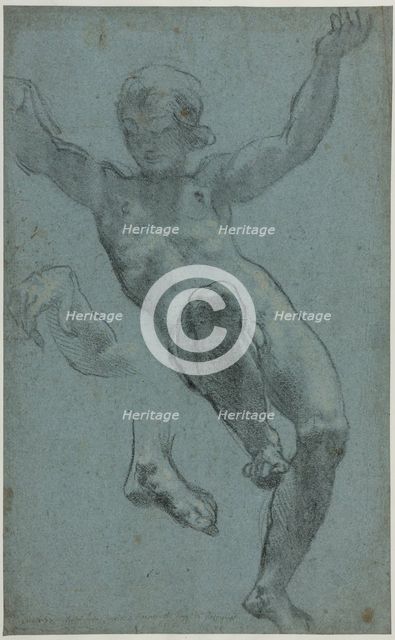 Study of a Youth for the Loggia of Cupid and Psyche, 1611/13. Creator: Ludovico Cardi.