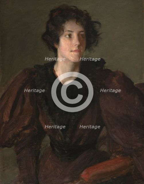Study of a Young Woman, 1883-1887. Creator: William Merritt Chase.