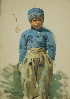 Study of a Young Dutch Boy, mid-late 1870s. Creator: George Clausen