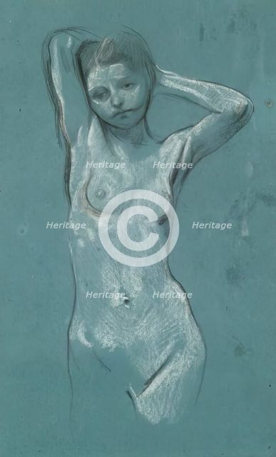 Study of a Young Girl. Creator: John MacAllan Swan.